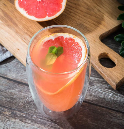 2-18PCS Dublu perete mare Borosilicat de sticlă cani  bază de căldură ceai rezistent, cafea, lapte, și suc Cupe, Creative Bar Drinkware Set cadou