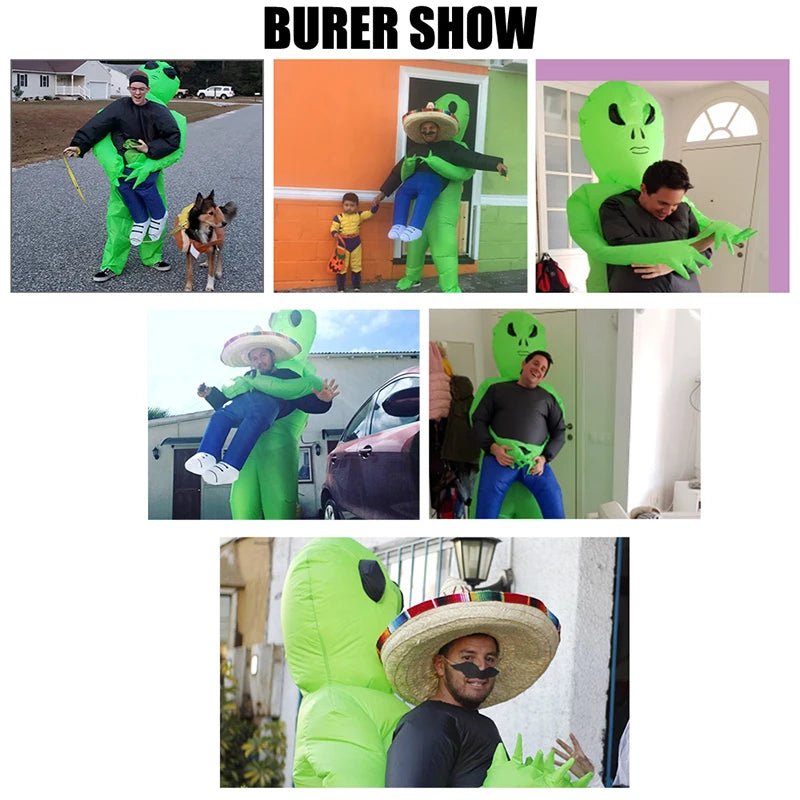 ET-Aliens Costum gonflabil  bază pentru adulţi şi copii, Halloween, Crăciun, Ziua Recunoştinţei, Petrecere, Costumul Festivalului
