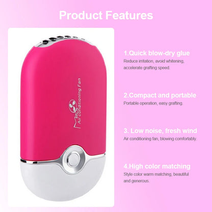 MASSA USB Mini-Lashes Fann – Сухожилие с быстродействующими респираторами, Инструмент расширения респираторной системы для профессионального макияжа