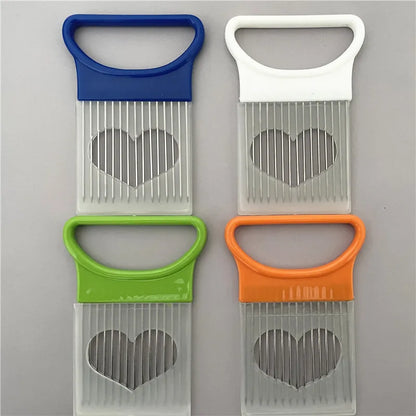 304 Держатель луковиц из нержавеющей стали — вилка и руководство по резке лука, томатов, картофеля и мяса растительного происхождения