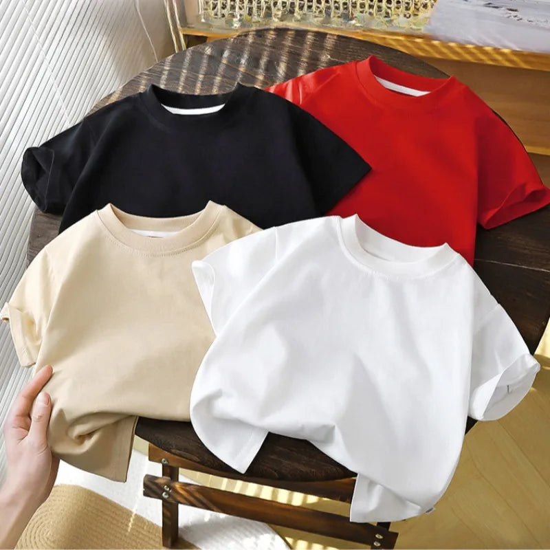 2-10Y Copii . Doar bumbac scurt mâneci Pulover T-Shirt ? Baby Boys & Fete Summer Topuri