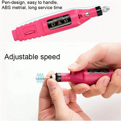 Mașină de găurit cu unghii electrice portabilă