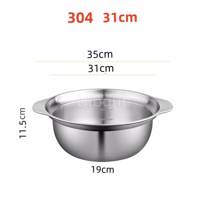 304 Oţel inoxidabil Spălătorie Vegetală Bazin & Strainer ا Spălător de orez Multi-Purpose, Filtru de fructe, Cos de dren de bucătărie