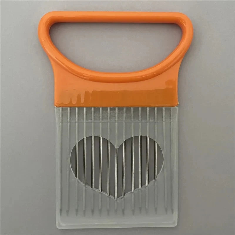 304 Держатель луковиц из нержавеющей стали — вилка и руководство по резке лука, томатов, картофеля и мяса растительного происхождения