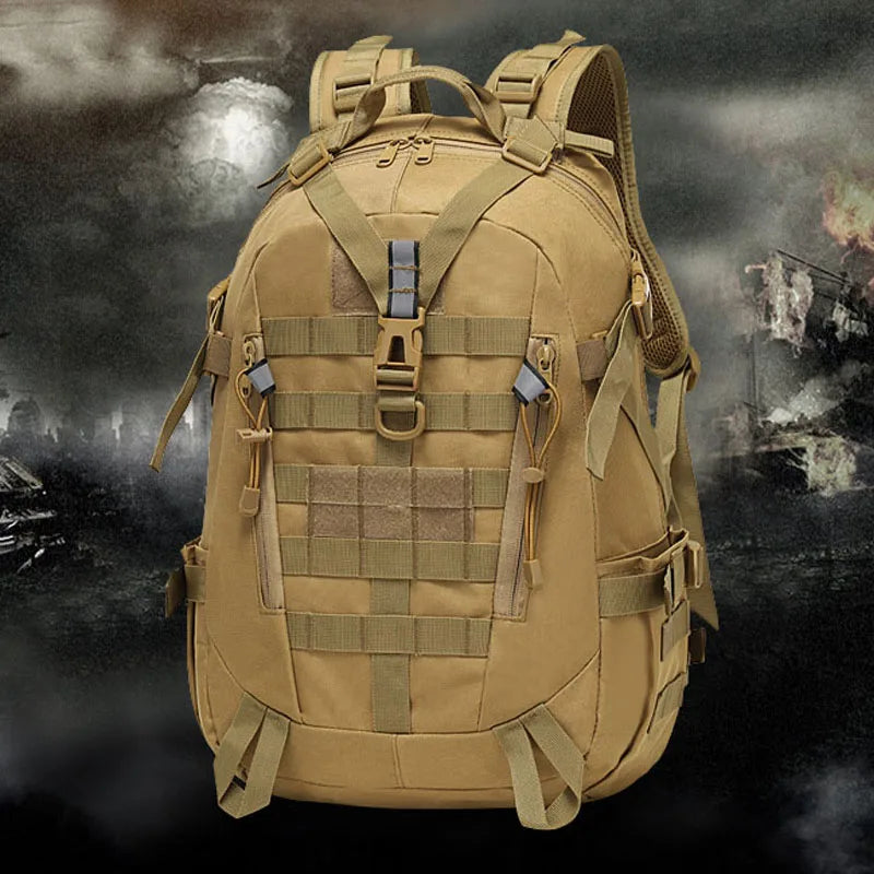40L Tactical Reflective Backpack  bază militară Molle Outdoor Rucksack