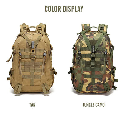 40L Tactical Reflective Backpack  bază militară Molle Outdoor Rucksack