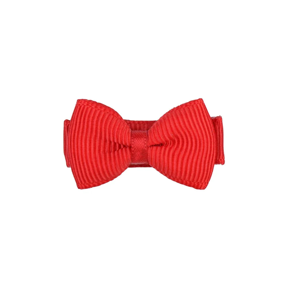 1.2 Inches Mini Hair Bows With Clip – Solid Colors Hairgrips for Kids & Baby Girl