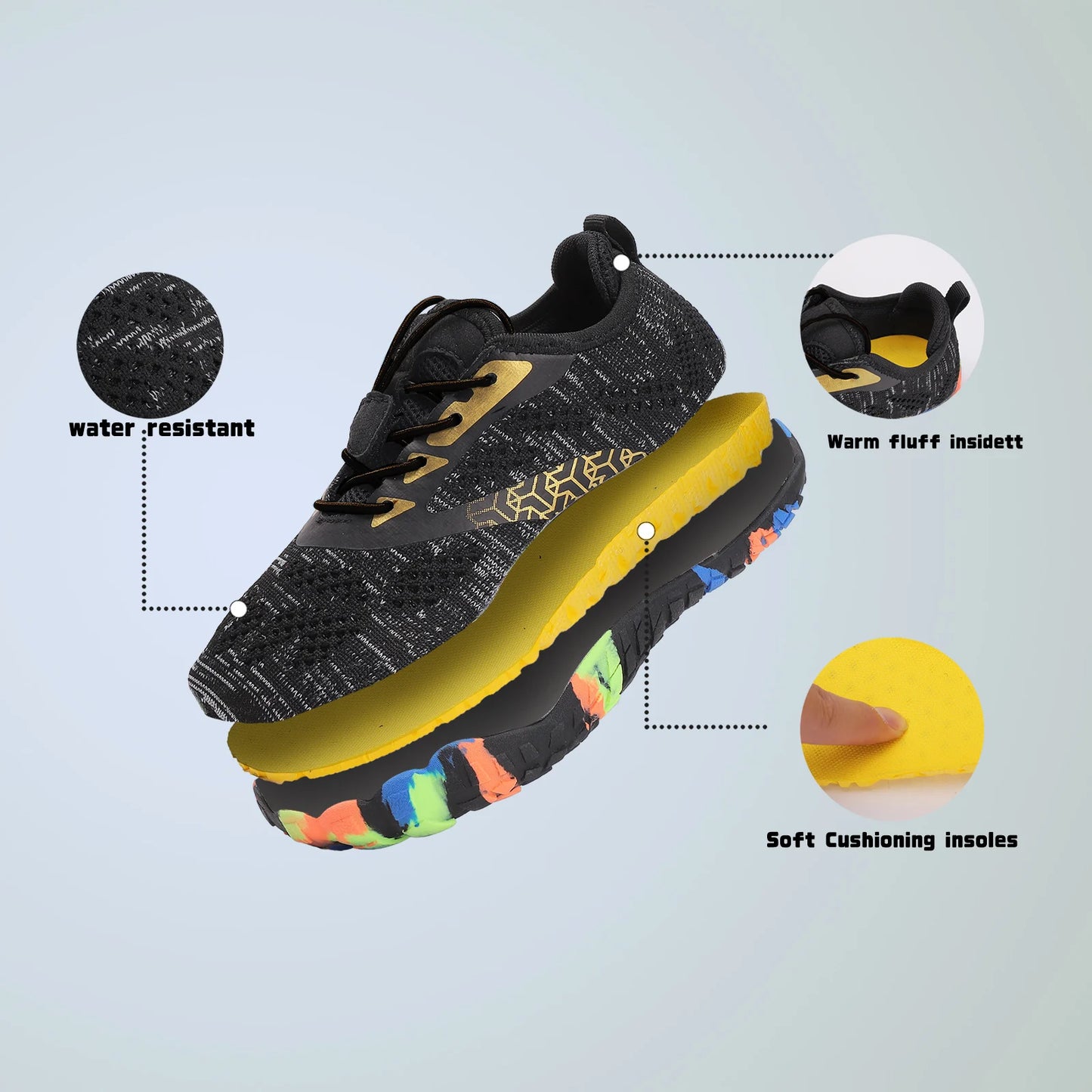 Дети Аква Туфли – Быстрые сухие пляжи & Water Sneakers для мальчиков и девочек