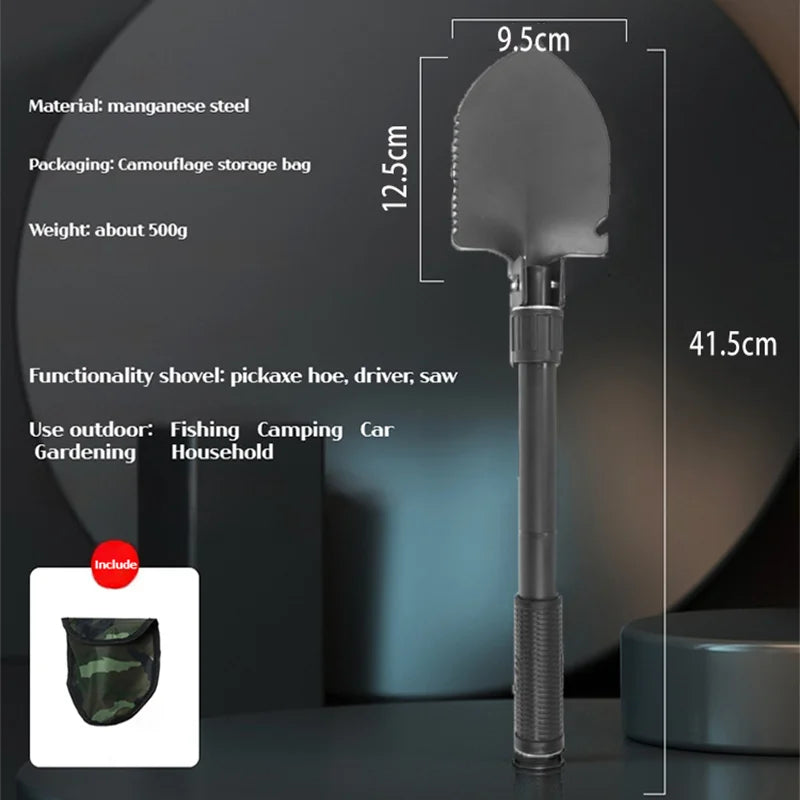 1PC Outdoor Foldable Camping Shovel