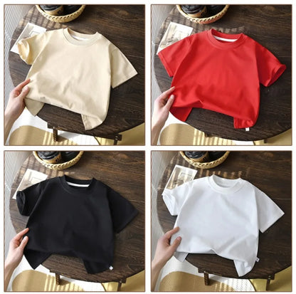 2-10Y Copii . Doar bumbac scurt mâneci Pulover T-Shirt ? Baby Boys & Fete Summer Topuri