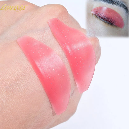 Lomansa 1 Pair Silicone Lash Softening Pads – Eyelash Perm Rods & Shields for Lash Lifting, Professional Eyelash Accessories