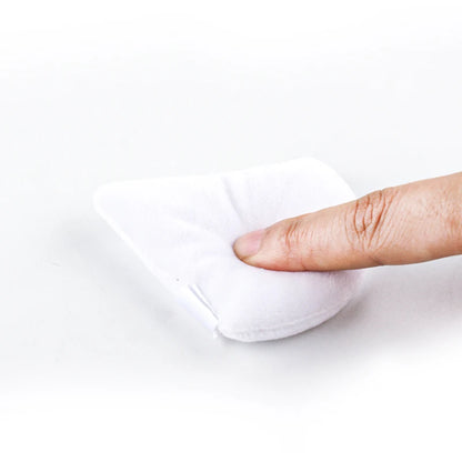 SHIDISHANGIN Triangle Velvet Powder Puff – Многоразовая косметическая губка, Mini Cotton Mappup Puff for Foundation, Eyeshow и Beature Tools (1/2/3/6pc)