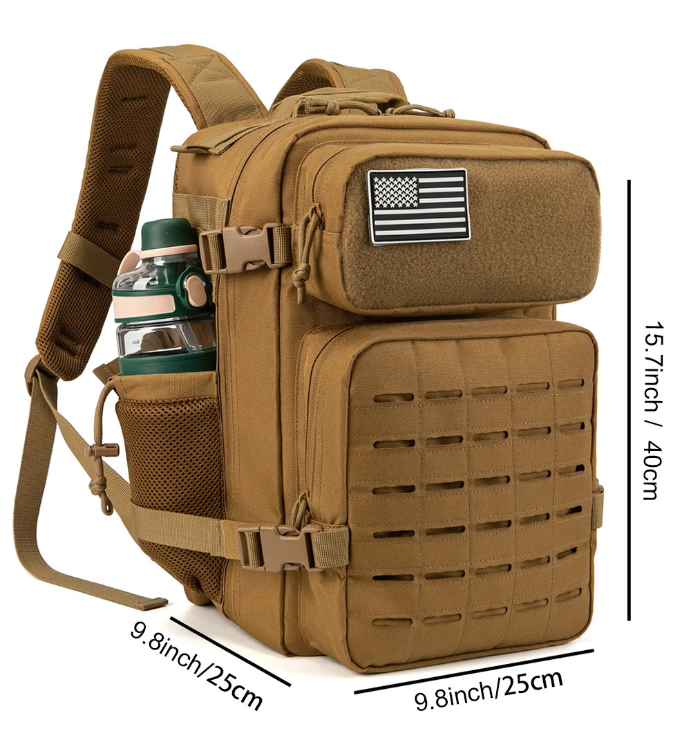 25L Tactical Backpack ? Outdoor MOLLE Rucksack pentru fitness, Drumeţie & EDC