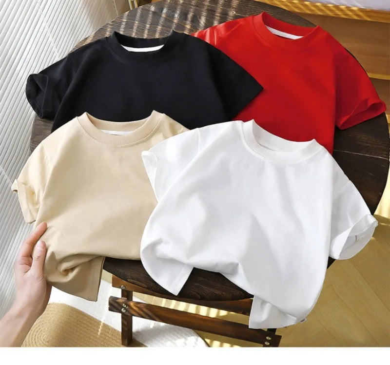 2-10Y Copii . Doar bumbac scurt mâneci Pulover T-Shirt ? Baby Boys & Fete Summer Topuri