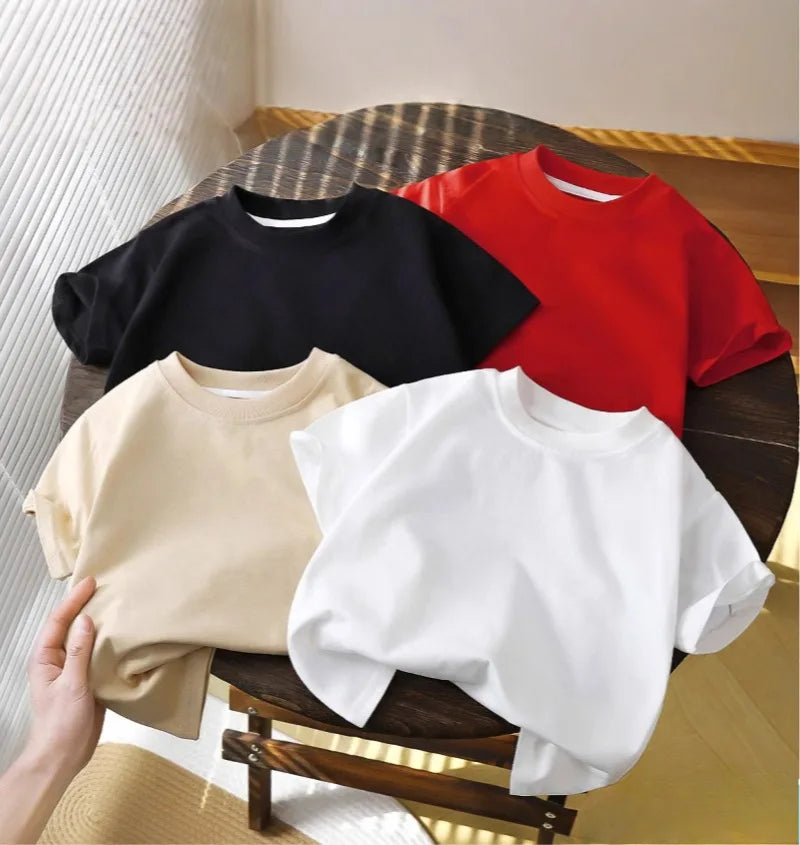 2-10Y Copii . Doar bumbac scurt mâneci Pulover T-Shirt ? Baby Boys & Fete Summer Topuri